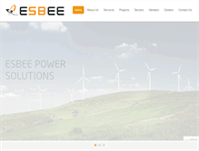 Tablet Screenshot of esbeegroup.com